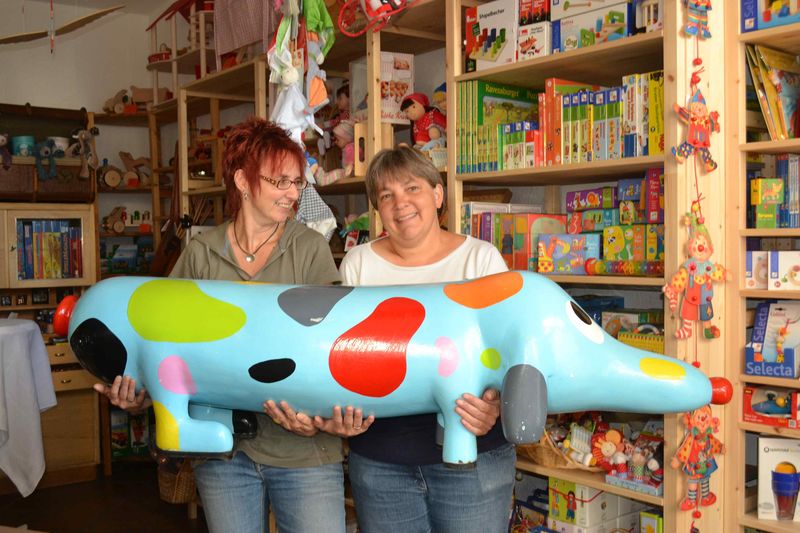 Bunter Hund in Karlsruhe Durlach