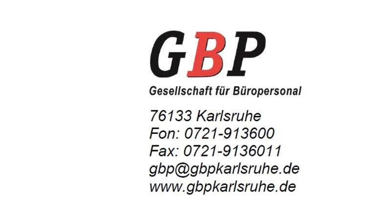 GBP Gesellschaft für Büropersonal mbH Logo