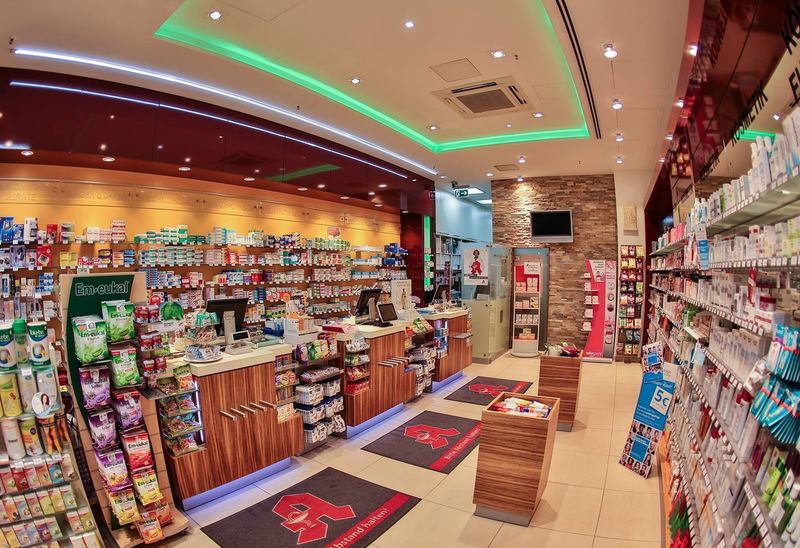 Innenansicht Löwen-Apotheke am Marktplatz