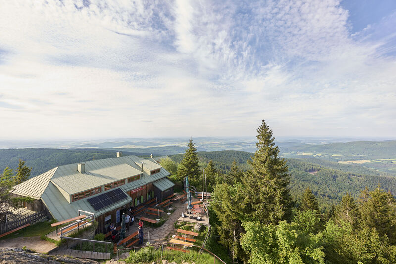 Das Osserschutzhaus mit traumhaften Ausblick
