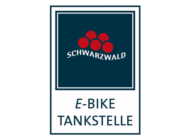 E-Bike Tankstellenschild