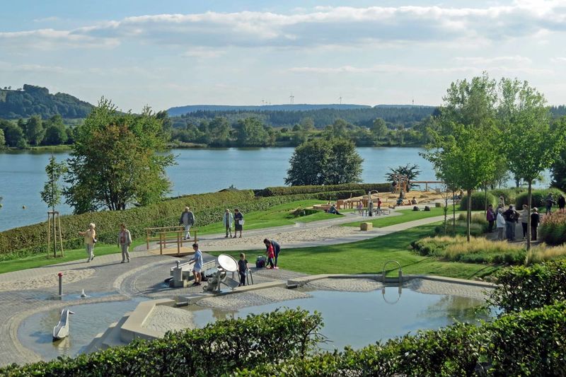 Aire De Jeux Aquatiques Losheim Tourismus Zentrale Saarland