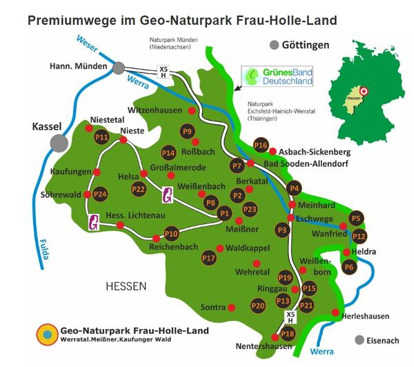 23 Premiumwege im Geo-Naturpark Frau-Holle-Land | GrimmHeimat NordHessen