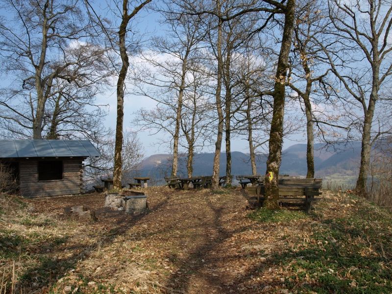 Grillstelle an der Burgruine Andeck