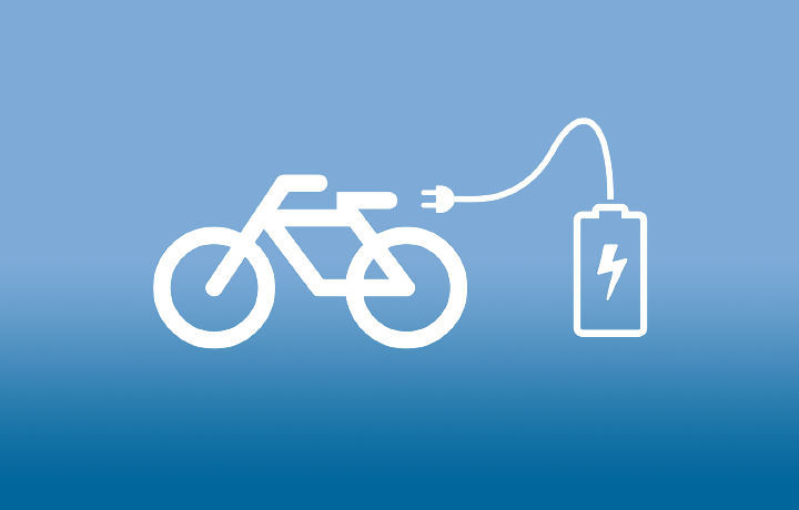 Ladestation für e-Bikes in der Schlosswirtschaft Moos