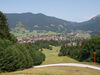 Aussicht von der Kolbenalm auf Oberammergau