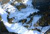 Luftaufnahme im Winter von der Rennschlitten- und Bobbahn Oberhof