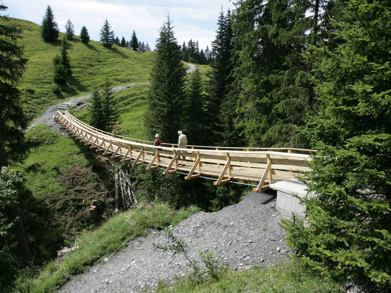 Hängebrücke Imschlacht, Obersaxen
