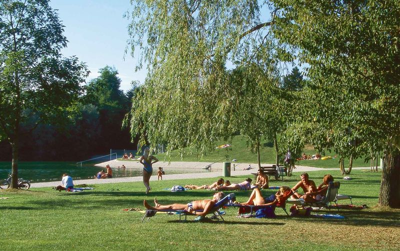 Liegewiese am Badesee Pocking