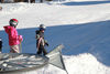 The ski lift at the edge of Randa is an ideal practice area for beginners and children.