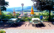 Blick vom Gasthof Zur schönen Aussicht