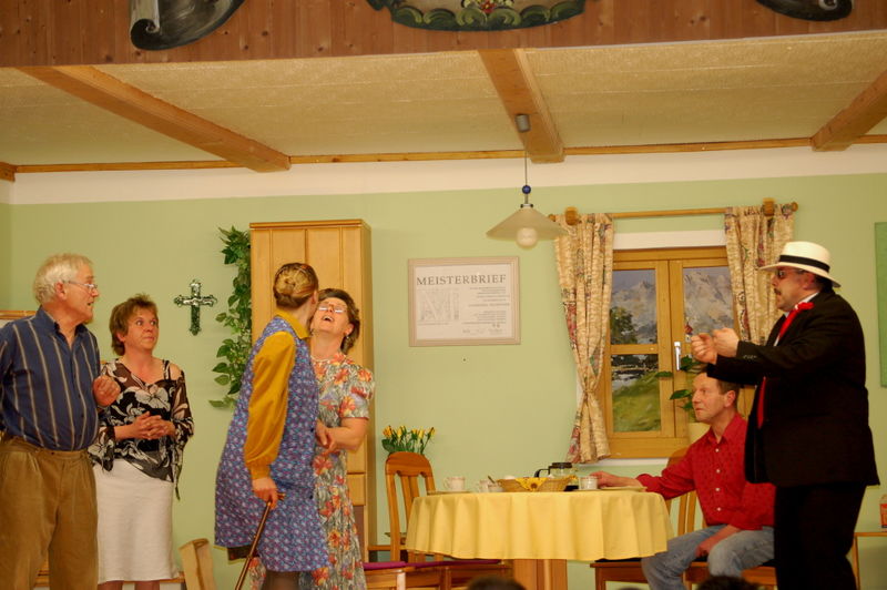 Szene aus einem Stück der Theatergruppe Preying