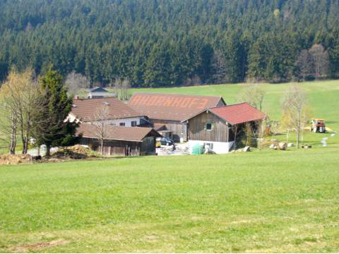Blick auf den Ahornhof in Ahornwies bei St. Englmar