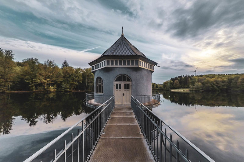 Pumpenhäuschen am Itzenplitzer Weiher