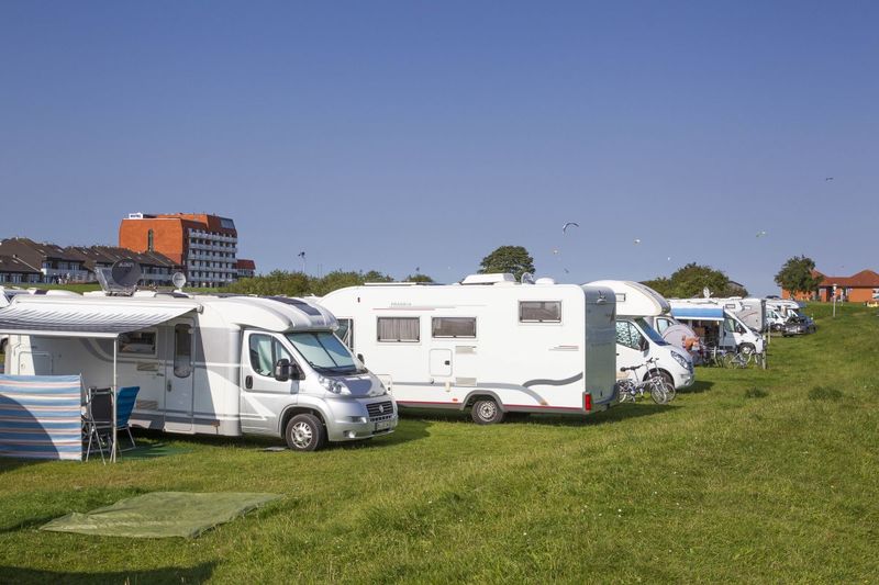 Wohnmobile auf dem Schilliger Stellplatz
