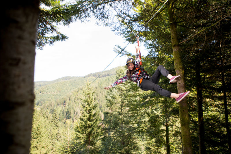 HirschgrundZipline Area Schwarzwald Urlaubsland Baden