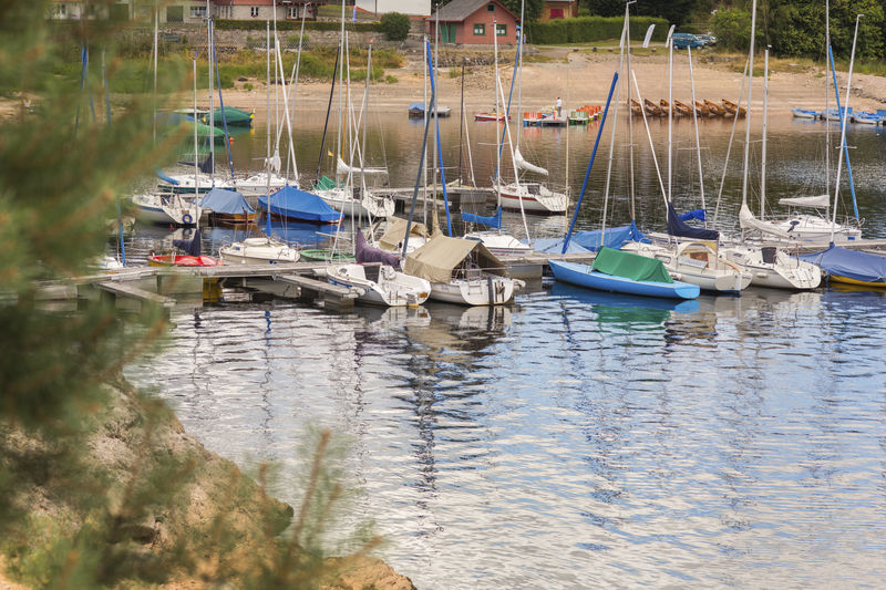 Segelboote am Schluchsee