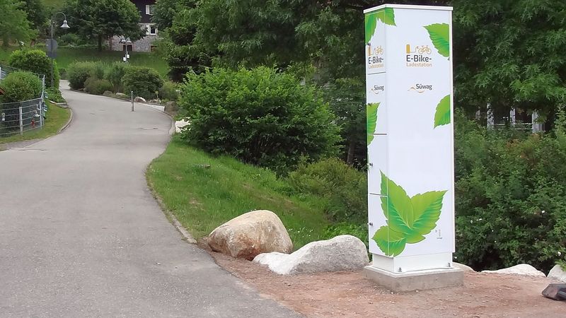 E Bike Ladestation Mummelseehalle Nationalparkregion Schwarzwald
