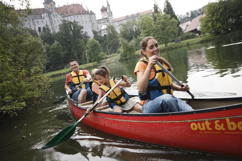 Kanutour bei Schloss Sigmaringen