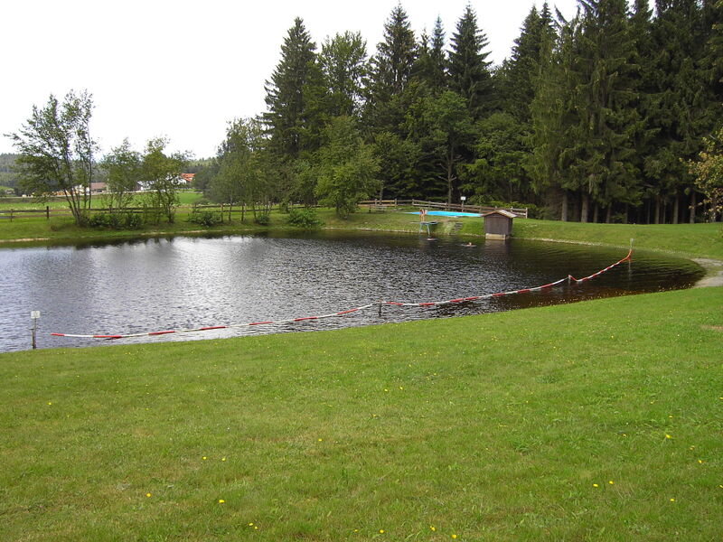 Badeweiher in Sonnen im Wegscheider Land in der Ferienregion Bayerischen Wald
