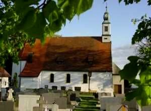 Die Pfarrkirche in Oberkreuzberg