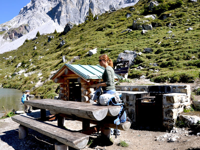 Grillplatz Partnunsee