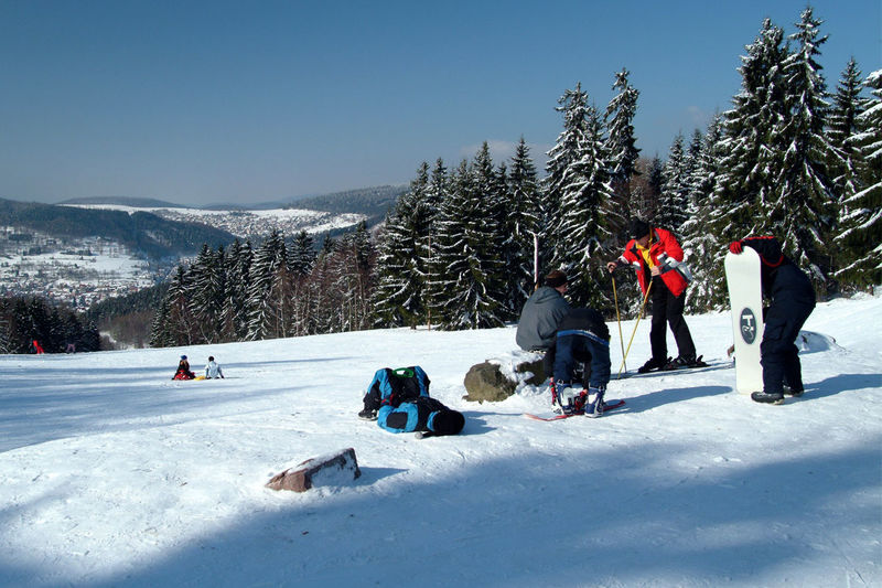 Skilift an der Kniebreche