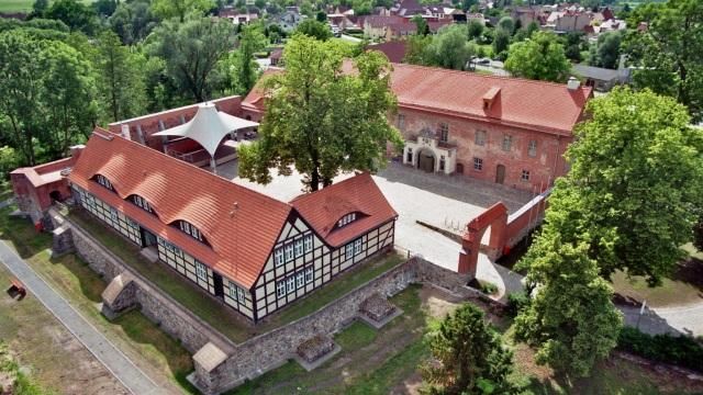 Burg Storkow - Luftaufnahme