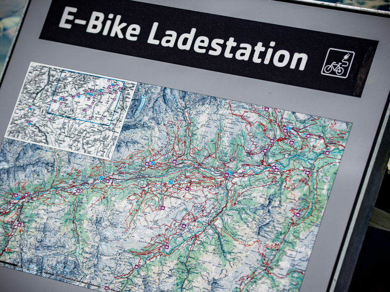 E-Bike Ladestation Cuolm Sura, Surcuolm