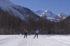 Cross-country skiing on the Täsch and Randa circuits: 15 km of prepared trails, both classic- and skating-style.