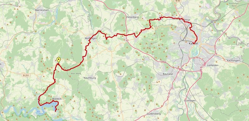 Radfahren im Natur- und Nationalpark Kellerwald Edersee