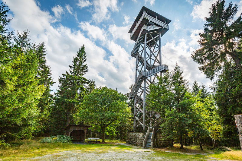 Der Oberpfalzturm im Steinwald