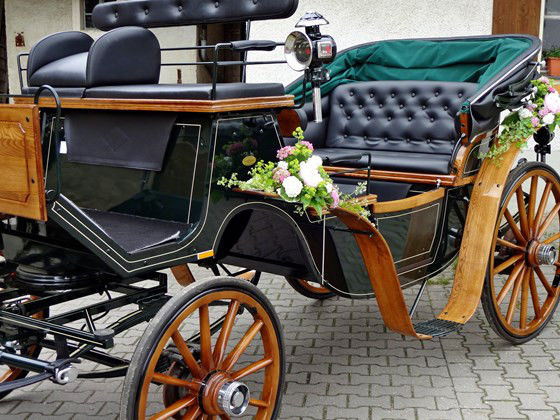 Romantische Kutschfahrten mit Ulrike Wutz bei Waldmünchen