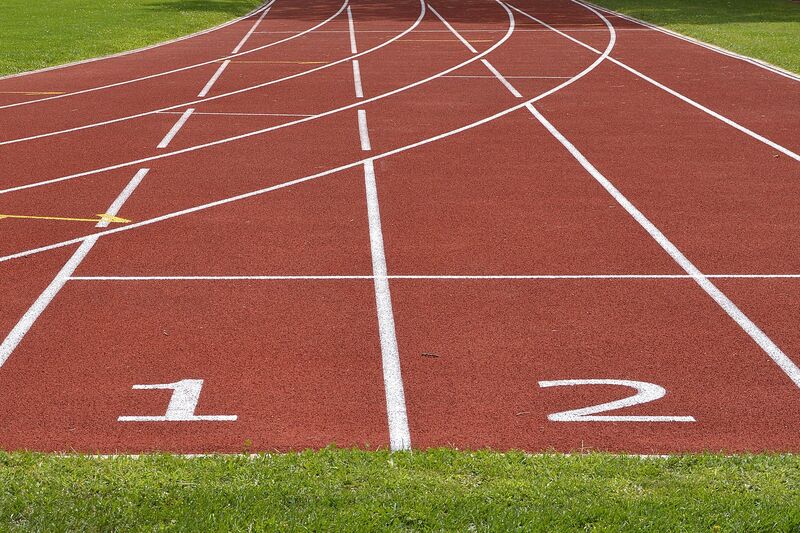 Sportplatz Leichtathletik