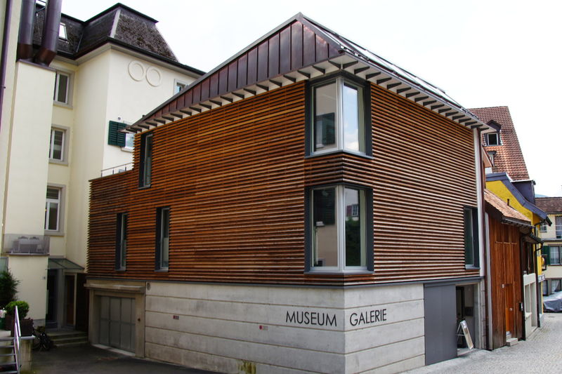 Das moderne Gebäude des Museums in Weesen