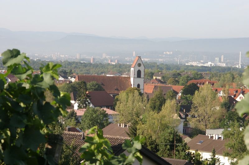 Blick auf Weil am Rhein