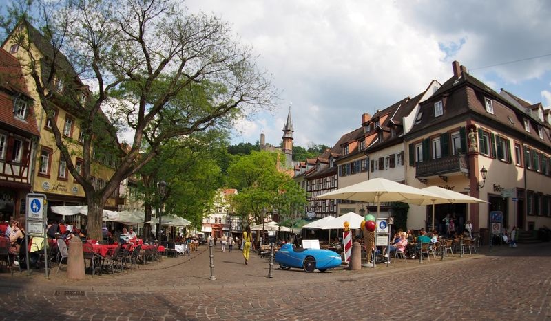 Marktplatz Weinheim Urlaubsland Baden-W  rttemberg