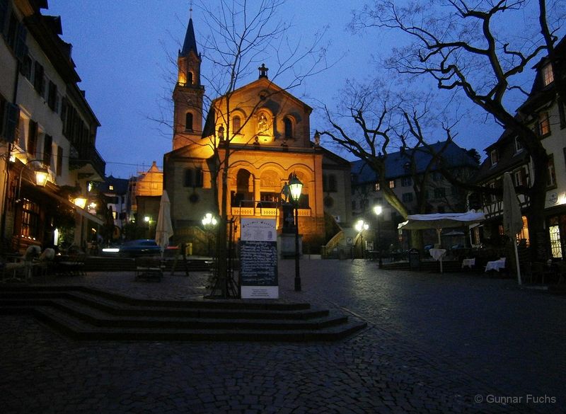 Marktplatz Weinheim Urlaubsland Baden-W  rttemberg