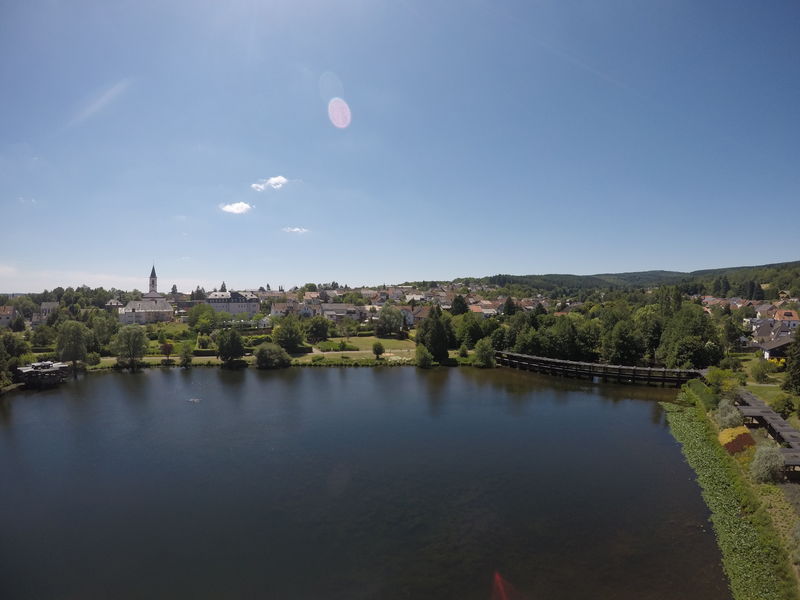 Kurparksee von oben