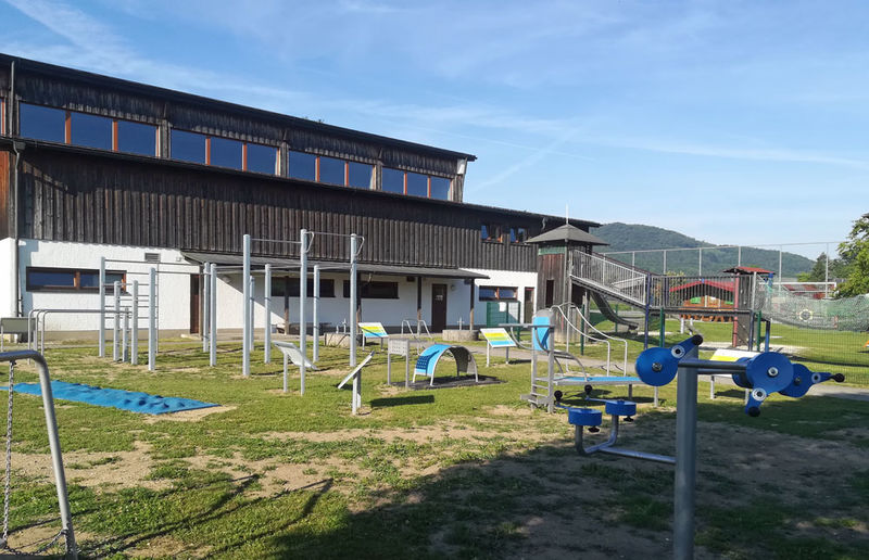 Der Bewegungsparcours in der Gemeinde Zenting