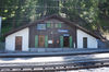 The Findelbach station on the Gornergrat Bahn is the first stop after Zermatt.