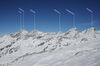 Die Bergkette mit den höchsten Bergen der Schweiz.