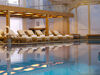 Spa at the Mont Cervin Palace hotel: an indoor pool with indoor and outdoor areas available.