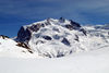 Depending on how they are counted, the Monte Rosa massif features ten 4000 m peaks and is partly located in Italy.