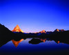 Zermatter Riffelsee mit Matterhorn im Morgenlicht: unwiderstehliches Sujet für Fotofreunde.