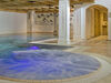 Des couleurs douces qui invitent à la détente: le spa de l'hôtel Berghof.