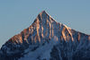 The Weisshorn seen from the south: an almost symmetrical triangle. 