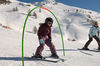 Aim for the hoop, ski through and smile – skiing is easy!