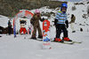 Youngsters have fun as they learn to ski.