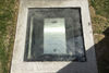 The time capsule with the wishes from the children rest for 50 years under a pane of glass near the Zermatt Gemeindehaus.